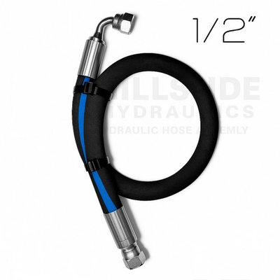 #ad 1 2” Hydraulic Hose Assembly – #8 JIC Female Fittings 90 Straight 4000PSI $36.19