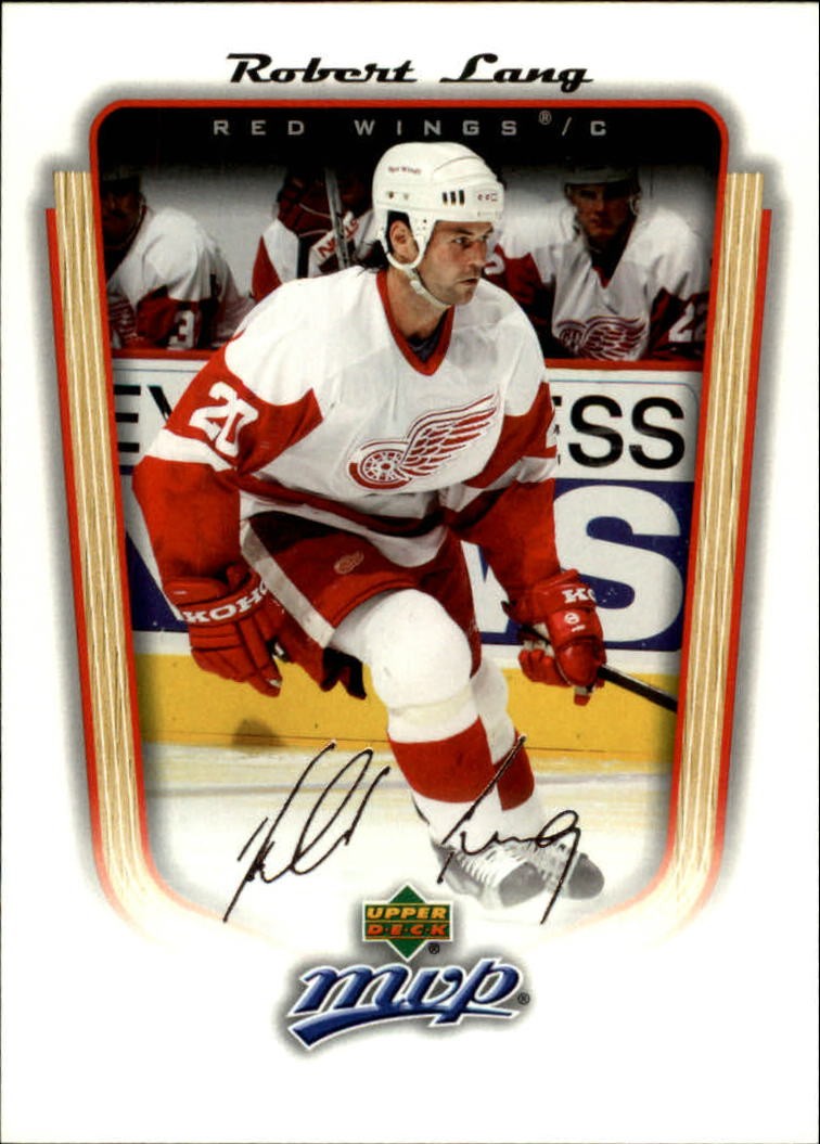 2005-06 Upper Deck MVP #141 Robert Lang - HKY