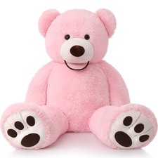 Giant 39" Pink Teddy Bear   Soft Plush Gift for Kids  Girlfriend