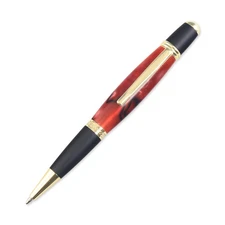 Viceroy Pen Kit, Gold and Matte Black Chrome, Single Kit, Legacy Woodturning