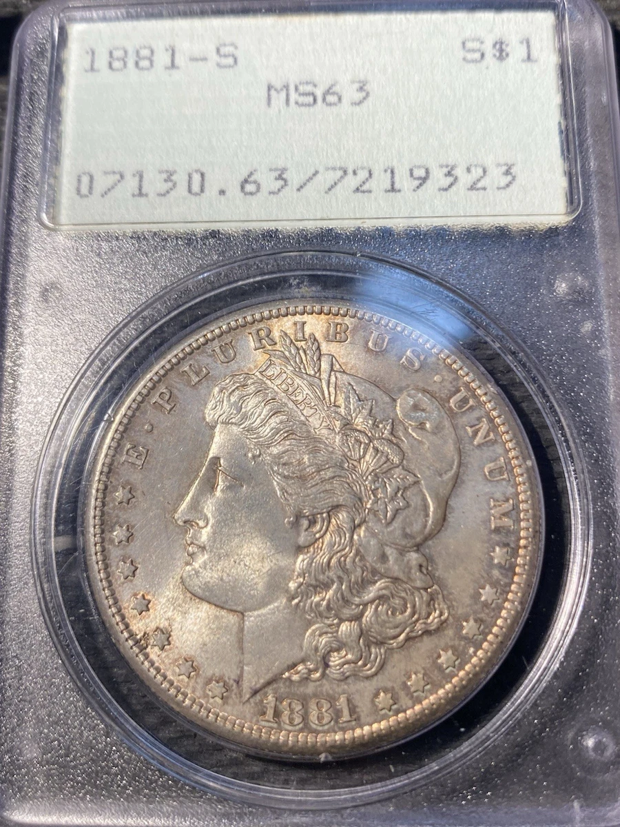 MS 63 Graded 1881 Year Morgan US Dollars (1878-1921) for sale | eBay