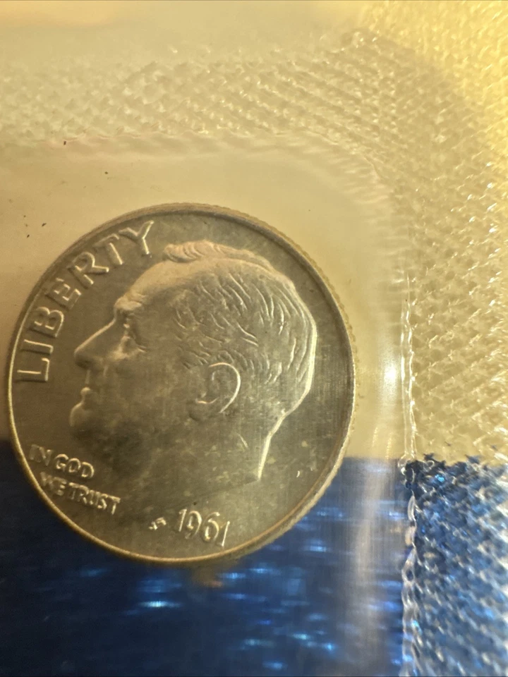 1961 Uncirculated Silver Mint Sets! Coin 10 coin! Both P & D Sets W/90% Silver - Image 4 of 4