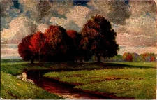 Greetings - Beautiful Scenic Vintage Greeting Postcard n/03 AY2664