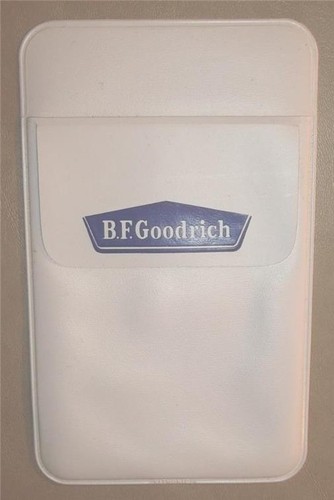 VINTAGE B F GOODRICH TIRE PEN PENCIL POCKET PROTECTOR VITRONIC VINYL NOS UNUSED
