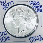 1925 BU UNCIRCULATED SILVER PEACE DOLLAR AUTHENTIC U.S. MINT FREE SHIPPING 5542