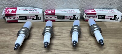 LOT OF 4 Toyota EE Spark Plus J16Ar-u11 J16ARU NOS 4 Plugs 3 Boxes Genuine Parts