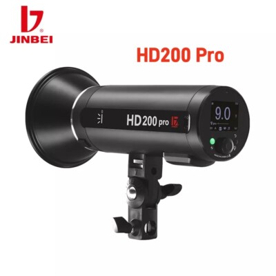 JINBEI HD-200Pro 200W Battery Monolight TTL Pocket Flash Light for Nikon Canon  