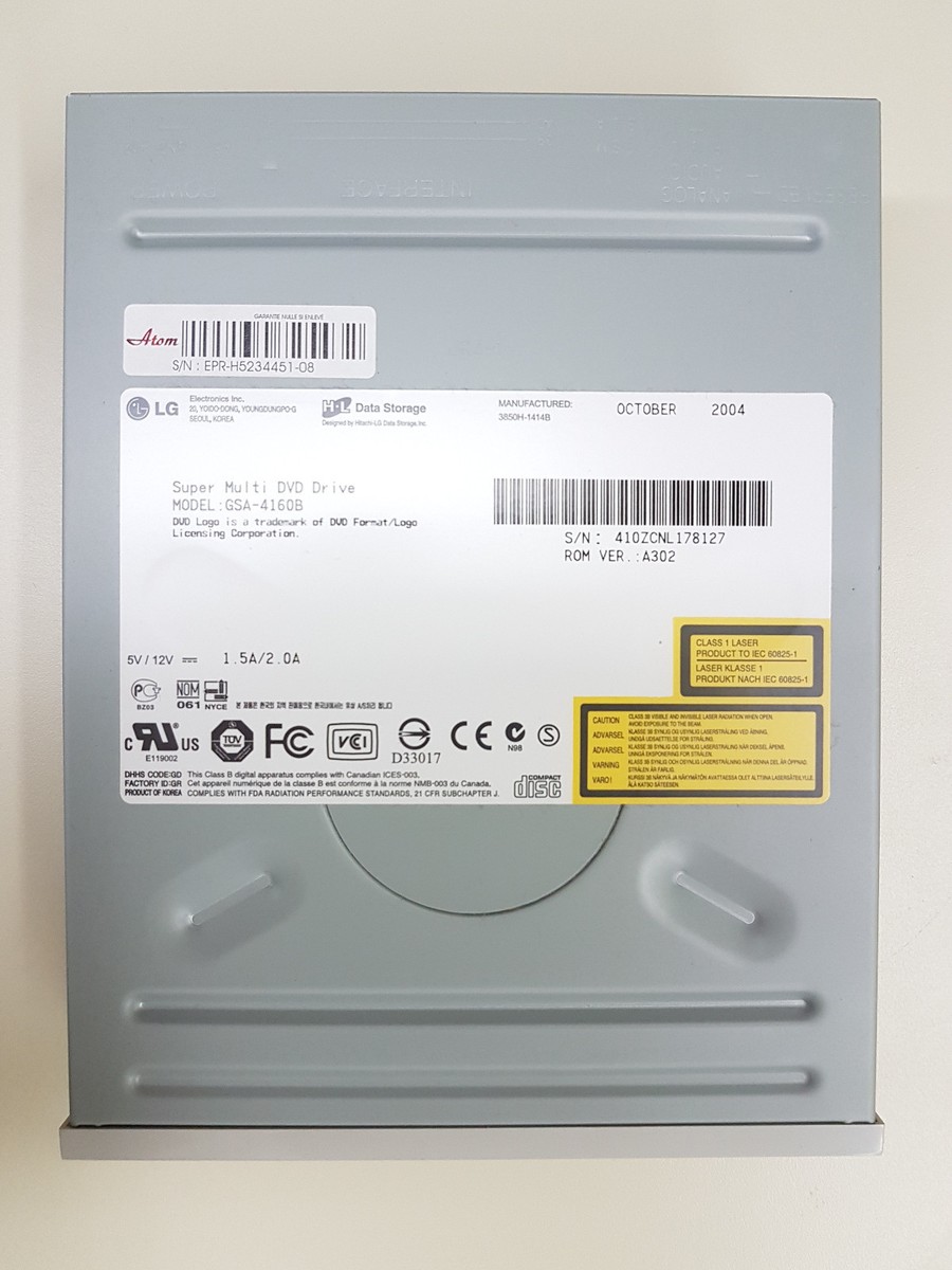 LG GSA-4160B Super Multi Beige IDE DVD-RW October 2004 TESTED | eBay