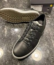 Men's ECCO Soft 7 Black Sneaker Many Sizes New In Box Save Big