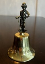 Charlie Chaplin Bell With Removable Cane Musical Front Desk Butler Ring