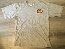 Looney Tunes, Tasmanian Devil, Vintage 1991, embroidered, gray, medium, pocket t