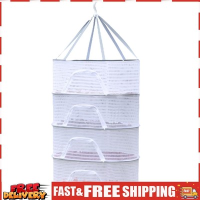 Drying Net Herbs with Zips Anti-Fly 4 Layer for Flowers Buds Plants Organizer SN