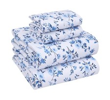 RUVANTI 100 Cotton Sheets - Crispy Cooling Percale Sheets for Queen Size Bed...