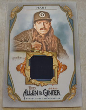 2022 Topps Allen & Ginter JARED HART Karateka BLACK JERSEY Swatch! FREE S&H!!
