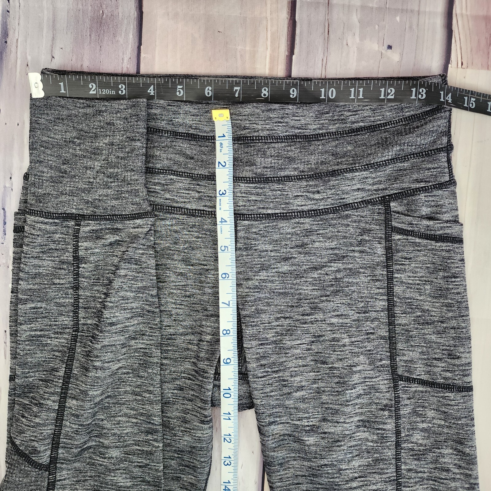 ATHLETA Size Medium Black Heather Excursion Tight… - image 10