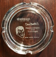 Rare Vintage DINO'S LODGE DEAN MARTIN RESTAURANT Ashtray