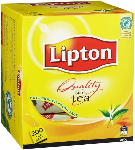 Lipton Black Tea Bags - 400g (200 Pack) for sale online | eBay