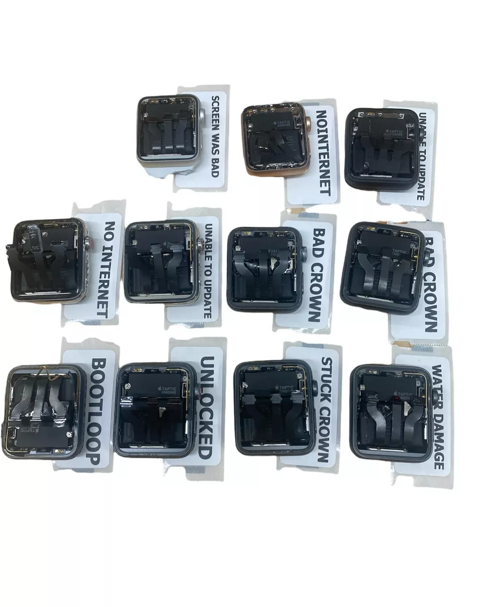 For Parts x11 LOT Apple Watch Series 3 42mm 38mm MIXED Nike GPS