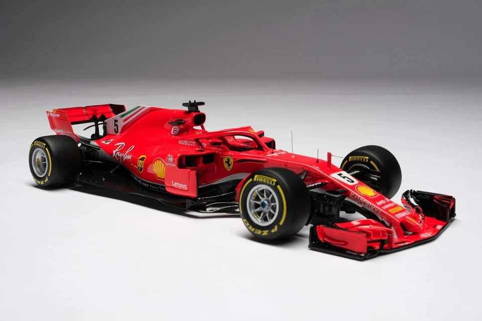 New Amalgam Ferrari SF71H Sebastian Vettel 1:18 Model Car Red M5999 KidBX - Image 2 of 4