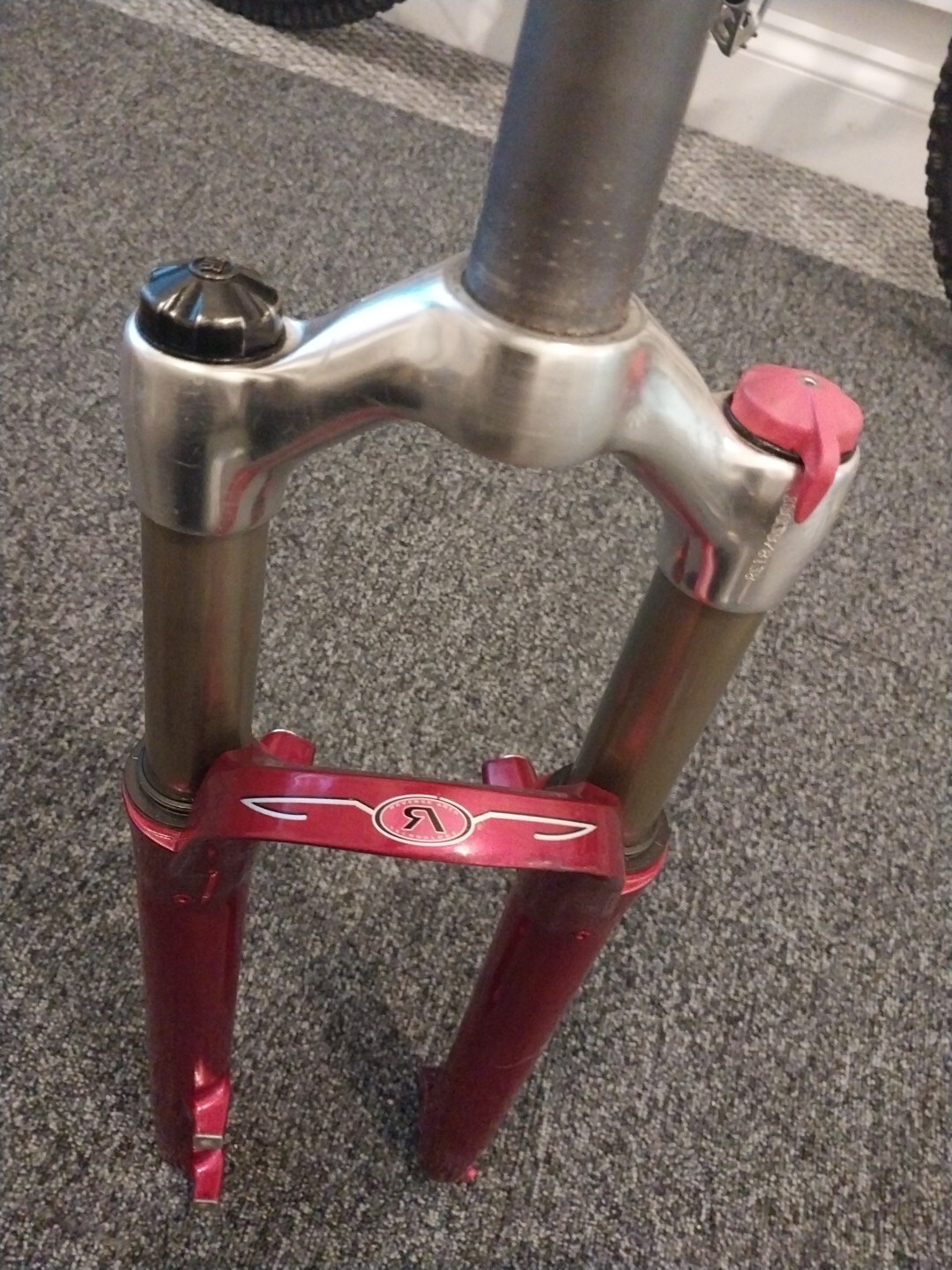 2002 Manitou Skareb 100mm Mountain Bike Air Suspension Forks No Leaks