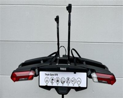 THULE Epos 2 - Heckfahrradträger Anhängerkuppl. für 2 Räder auch E-Bikes