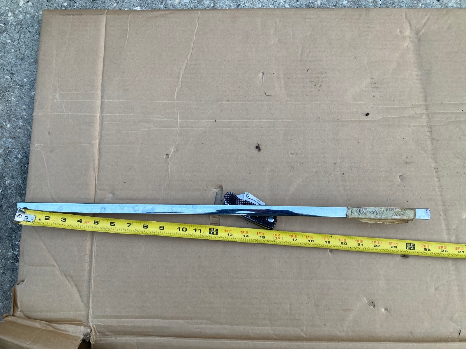 Rolls Royce Silver Shadow or Bentley T1 Right Rear Door  Moulding $50