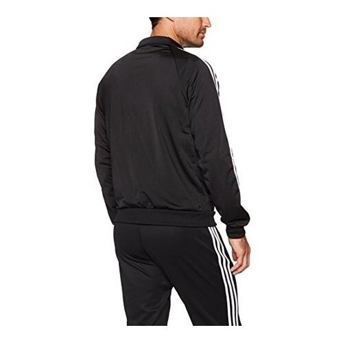 Adidas Essentials Fleece 3-Stripes Tracksuit 2 Piece Set Black Men