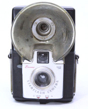 Kodak Brownie Starflash Black Camera Dakon Lens