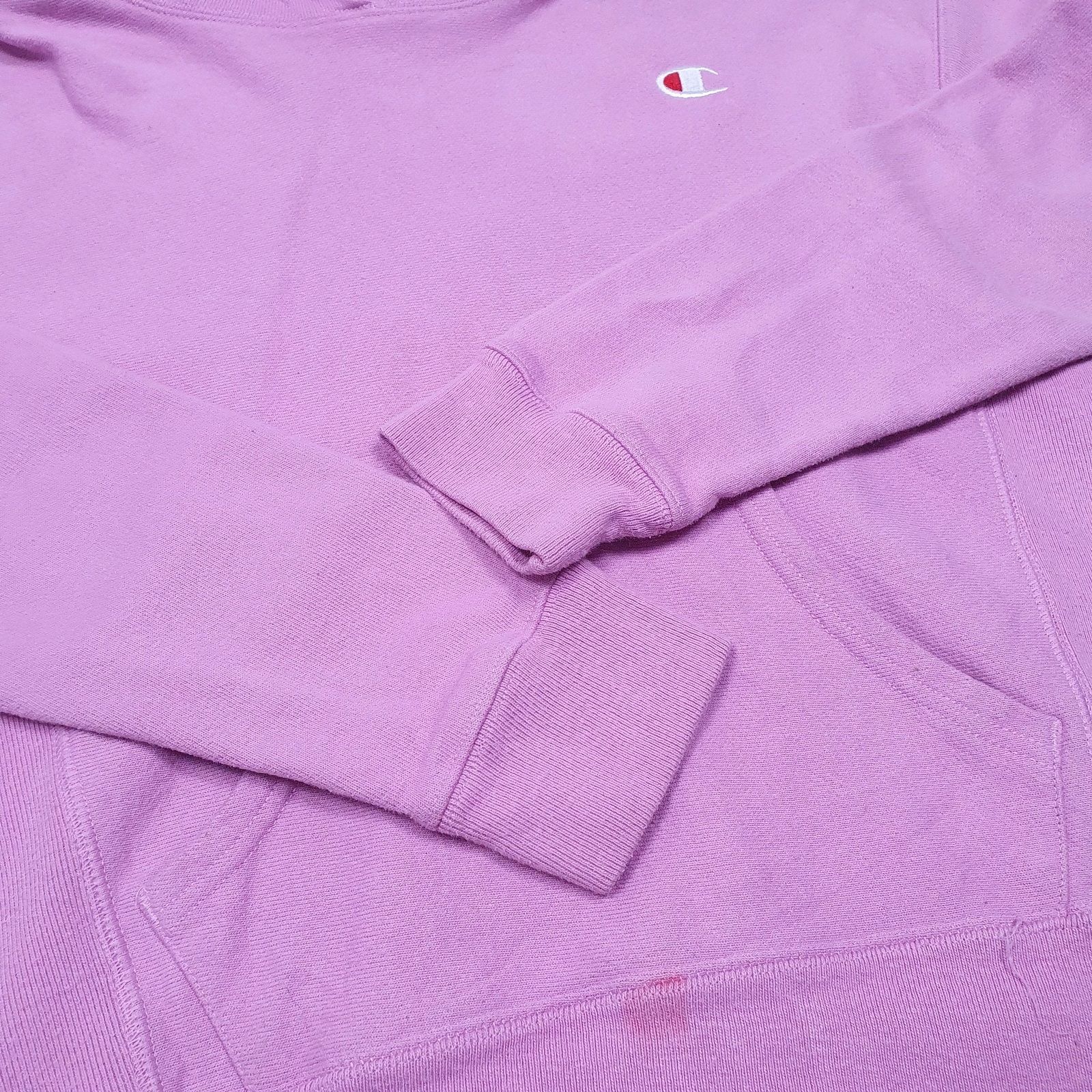 CHAMPION Hoodie Reverse Weave Jumper Sweatshirt Womens S image 4