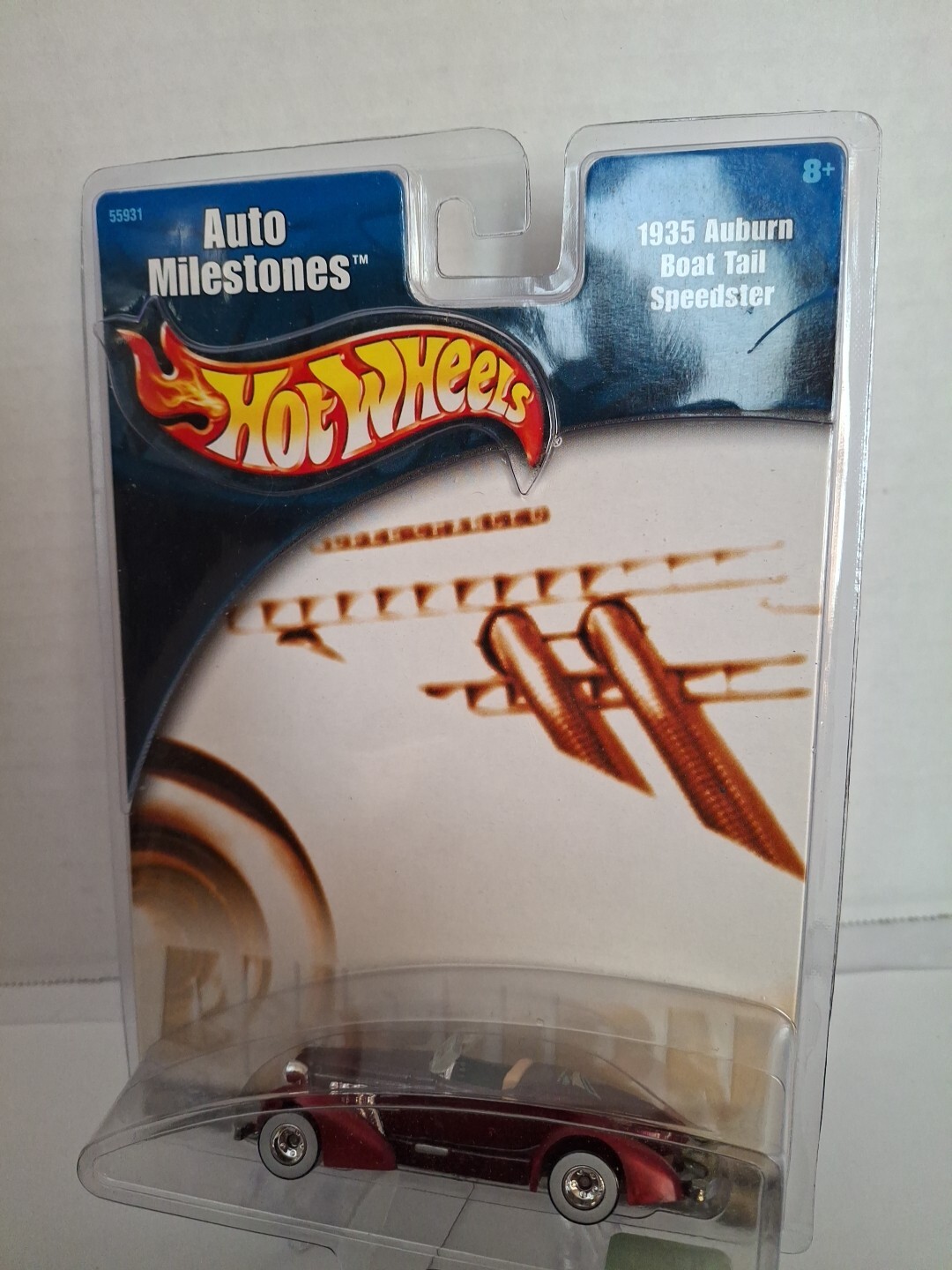 Hot Wheels 2001 (Milestone 1935 AUBURN BOAT TAIL SPEEDSTER)NEW