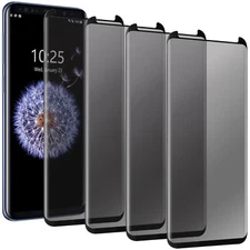 4Pack For Samsung Galaxy S9+/S9 Plus/S9 Privacy Tempered Glass Screen Protector