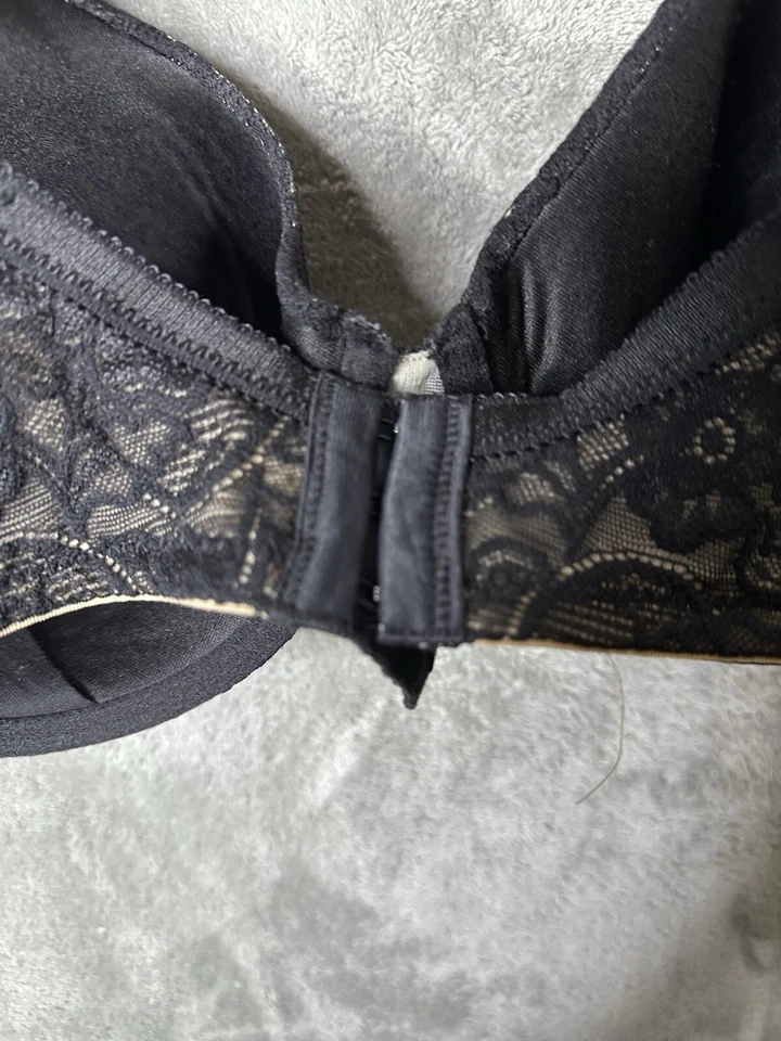 Motherhood Maternity Bra Womens 38E Black Lace Over Underwire  - Image 4 of 4