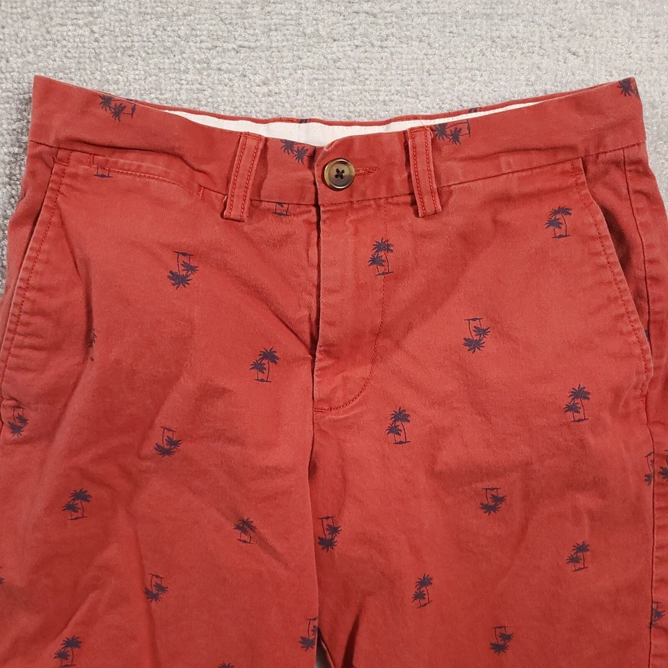 Pantalones Cortos Chinos Old Navy Ultimate Delgados Flexibles Integrados Palmeras Para Hombre 29 Naranja Foto 3 de 4