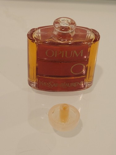 Vintage Opium perfume parfum Yves Saint Laurent .1/8 Fl Oz. MINI Splash Bottle - Picture 8 of 10