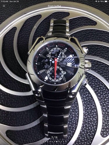 RARE Pulsar Alarm Chronograph Watch - Picture 4 of 15