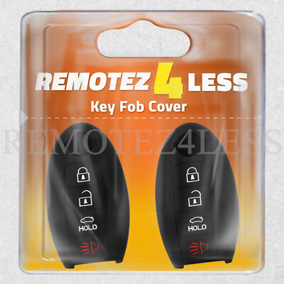 2 Key Fob Cover for 2013 2014 2015 2016 Nissan Versa  Remote Case Skin Jacket