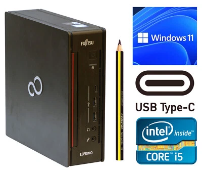 MINI PC COMPUTER Q957 I5-7500T 16GB DDR4 500GB SSD USB3.0 USB-C WINDOWS 11 V640 - Bild 1 von 4