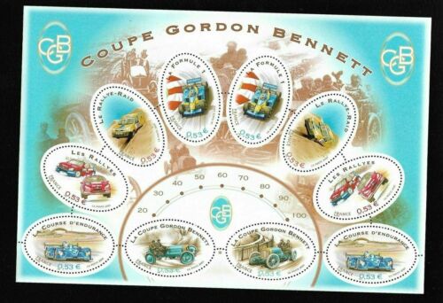 2005 leaflet block n°86 France new stamps - Gordon Bennett Cup - Picture 1 of 1