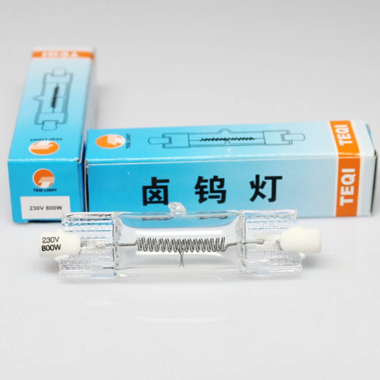 800W red headlight tube red headlight bulb focus soft light tube Tungsten tube - Image 4 of 4