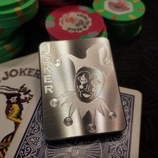JOKER - Muck Monkeys Poker is Life Card Guard Protector Chip - (Case Included)