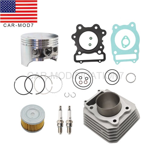 Honda Fourtrax 300 Carburetor Cylinder Piston Gasket Top End Kit For Honda ATV TRX300FW Fourtrax 4x4 2x4 88-00 300 Honda Fourtrax Parts