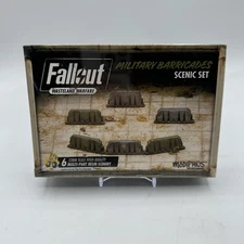Painted Fallout Wasteland Warfare Military Barricade Apocalyptic Scatter Terrain