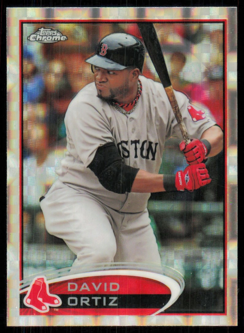 2012 Topps Chrome X-Fractor David Ortiz #4