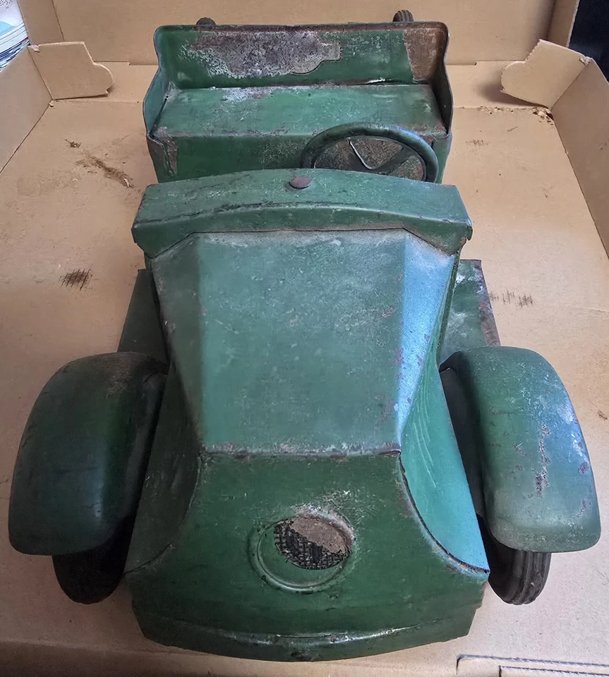 1925 Steelcraft Mack Bulldog 卡车用于零件修复老式钢制玩具  — 第 3/4 张图片