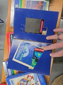 LOT OF ELEVEN (11) INTELLIVISION VIDEO GAME CARTRIDGES WITH BOXES! UNTESTED