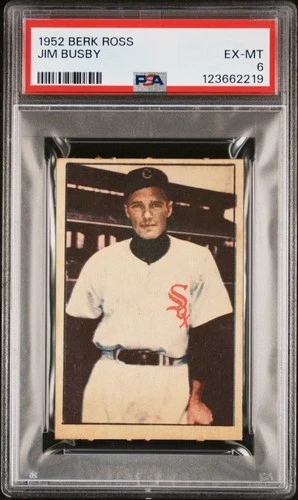 1952 BERK ROSS JIM BUSBY PSA 6
