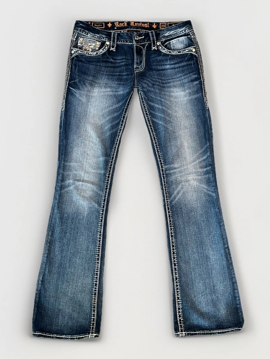 Rock Revival ローライズ デニム ブーツカット Rock Revival 33 in Inseam Low (6.5-8.5 in) Rise Jeans for Women