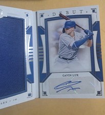 2020 Panini National treasures Debut Gavin Lux Autograph signature 1/10
