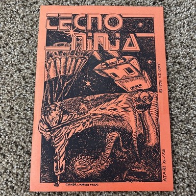 Atari 800 Xl Xe Tecno Ninja Floppy Disk Game ULTRA RARE