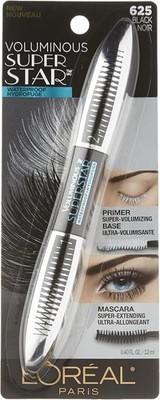 L'Oreal Voluminous Super Star WATERPROOF Mascara #625 Black